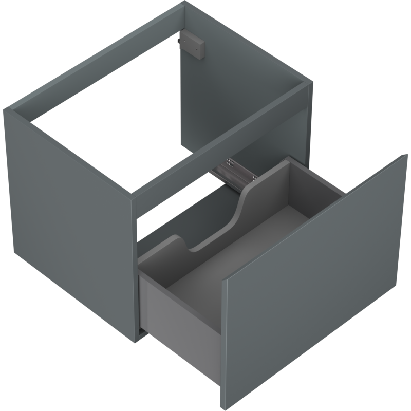 Mexen Orio skříňka pod umyvadlo 60 cm, 1 zásuvka, grafit mat - 91A10-06047-1-BF66