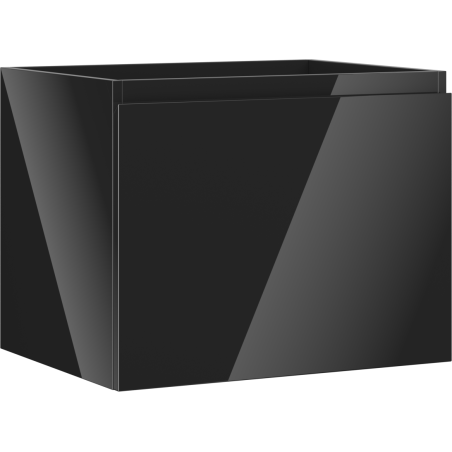 Mexen Orio koupelnová skříňka pod umyvadlo 60 cm, 1 zásuvka, černý lesk - 91A10-06047-1-BF70
