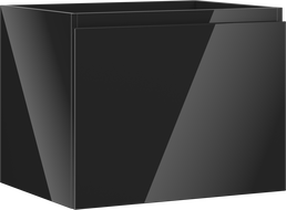 Mexen Orio koupelnová skříňka pod umyvadlo 60 cm, 1 zásuvka, černý lesk - 91A10-06047-1-BF70