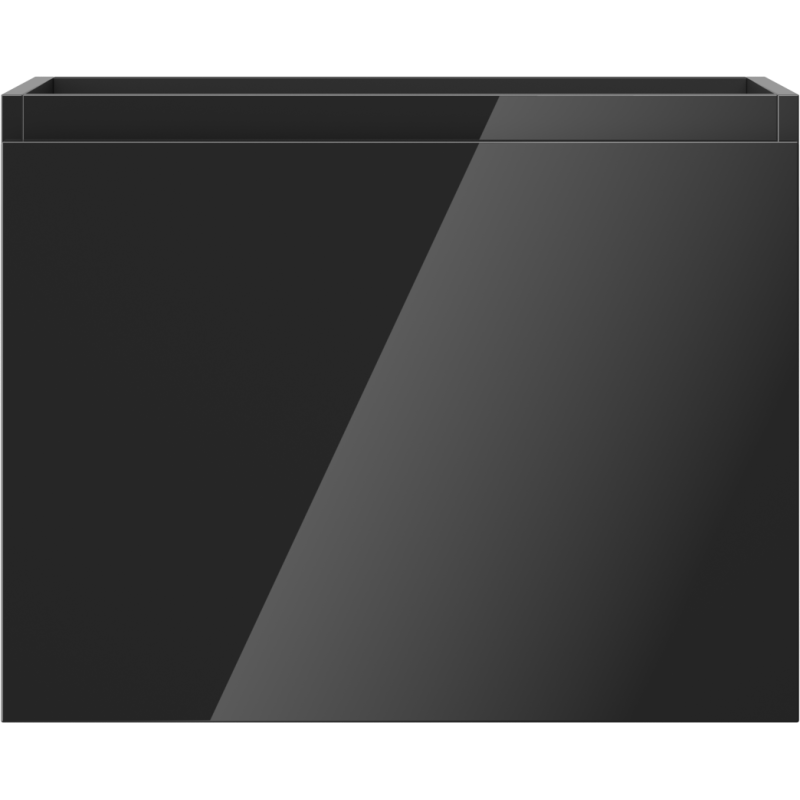 Mexen Orio koupelnová skříňka pod umyvadlo 60 cm, 1 zásuvka, černý lesk - 91A10-06047-1-BF70