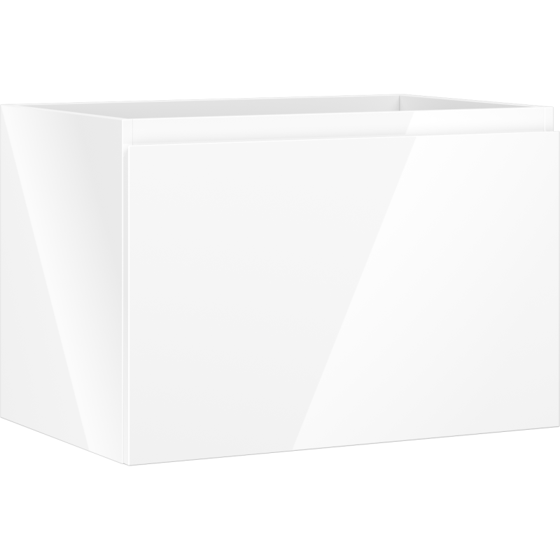 Mexen Orio koupelnová skříňka pod umyvadlo 70 cm, 1 zásuvka, bílý lesk - 91A10-07047-1-BF00