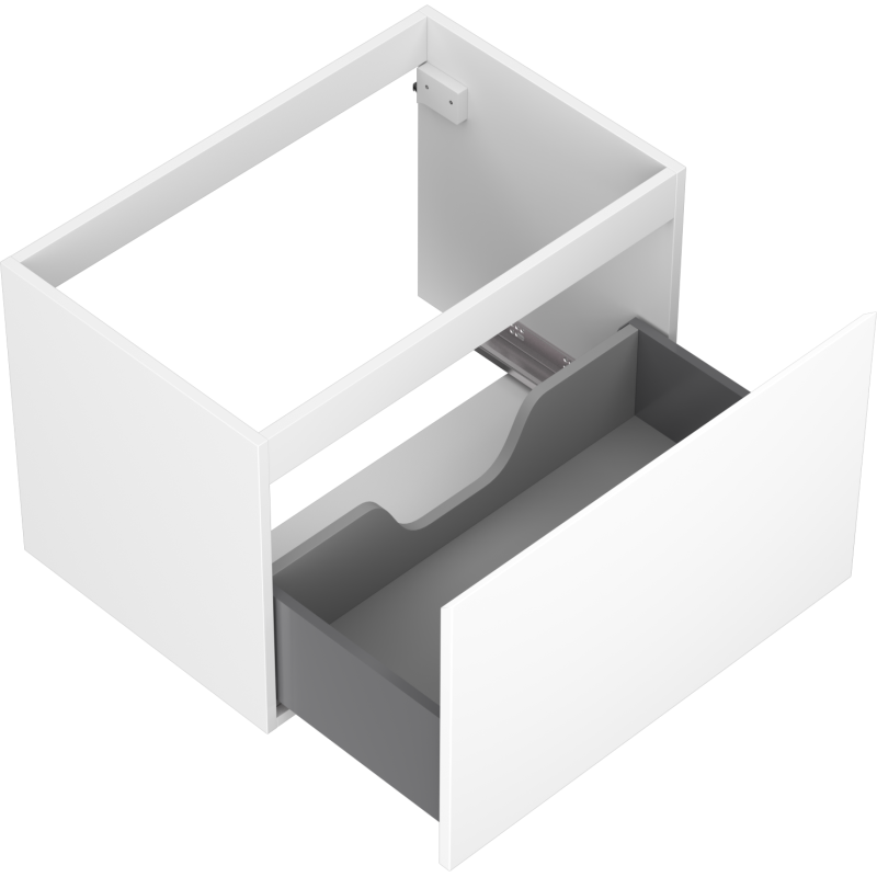 Mexen Orio koupelnová skříňka pod umyvadlo 70 cm, 1 zásuvka, bílá matná - 91A10-07047-1-BF01
