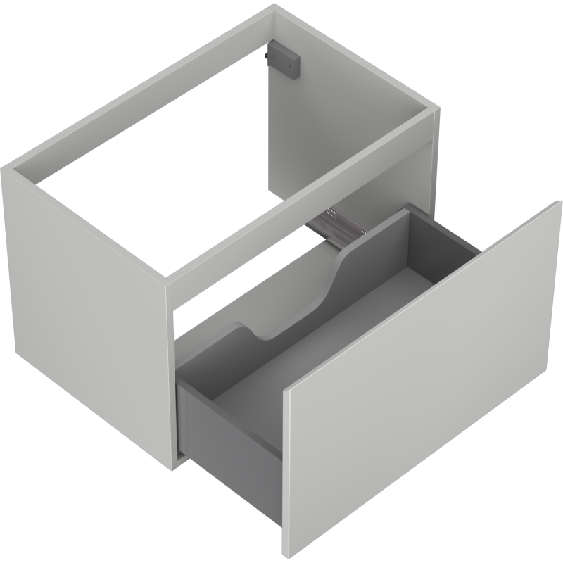 Mexen Orio koupelnová skříňka pod umyvadlo 70 cm, 1 zásuvka, šedá mat - 91A10-07047-1-BF62