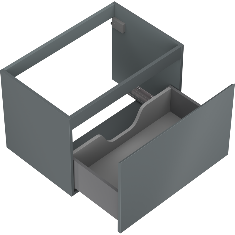 Mexen Orio koupelnová skříňka pod umyvadlo 70 cm, 1 zásuvka, grafit mat - 91A10-07047-1-BF66