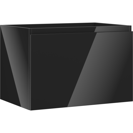 Mexen Orio koupelnová skříňka pod umyvadlo 70 cm, 1 zásuvka, černý lesk - 91A10-07047-1-BF70