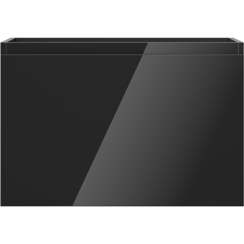 Mexen Orio koupelnová skříňka pod umyvadlo 70 cm, 1 zásuvka, černý lesk - 91A10-07047-1-BF70
