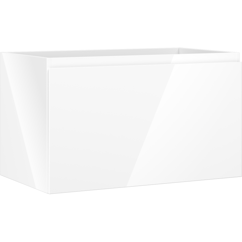 Mexen Orio koupelnová skříňka pod umyvadlo 80 cm, 1 zásuvka, bílý lesk - 91A10-08047-1-BF00