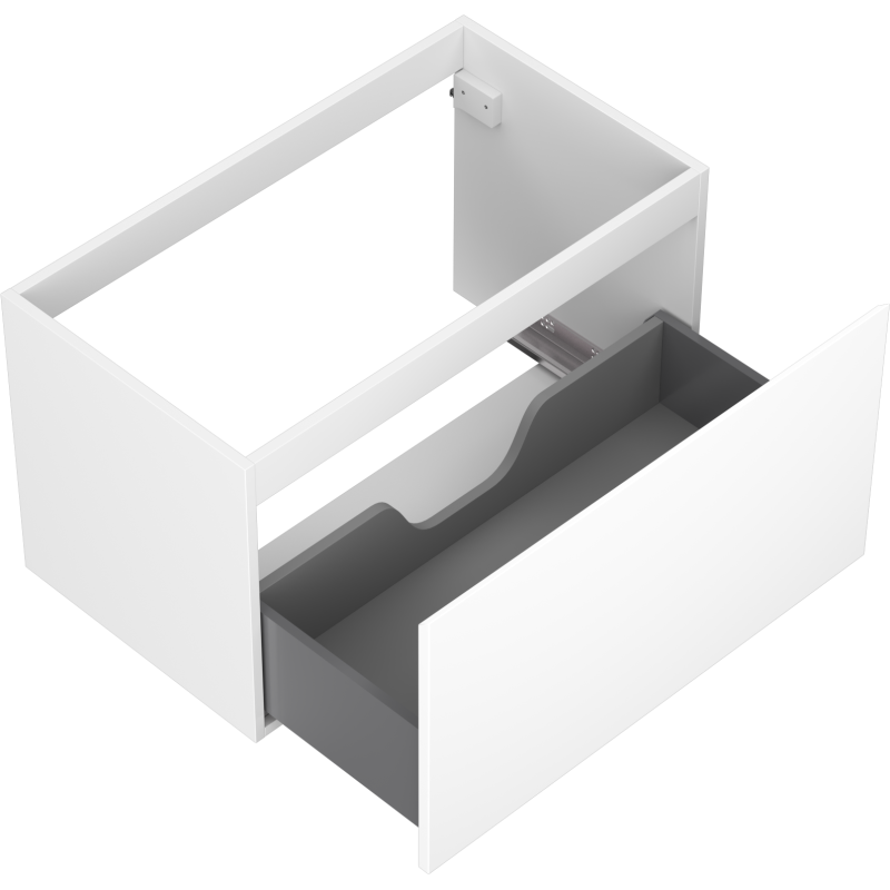Mexen Orio koupelnová skříňka pod umyvadlo 80 cm, 1 zásuvka, bílá matná - 91A10-08047-1-BF01