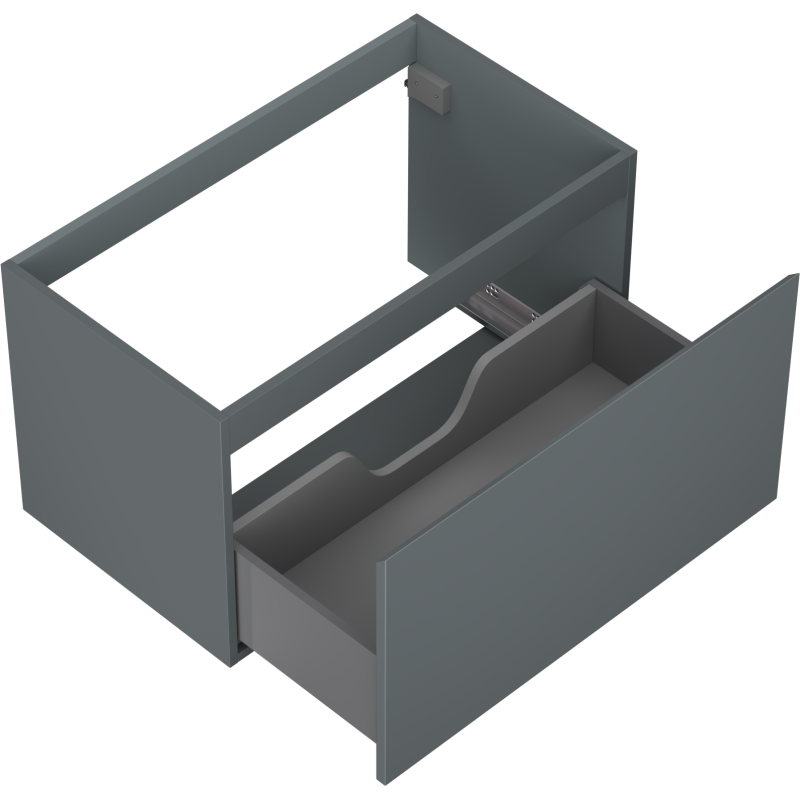 Mexen Orio koupelnová skříňka pod umyvadlo 80 cm, 1 zásuvka, grafit mat - 91A10-08047-1-BF66