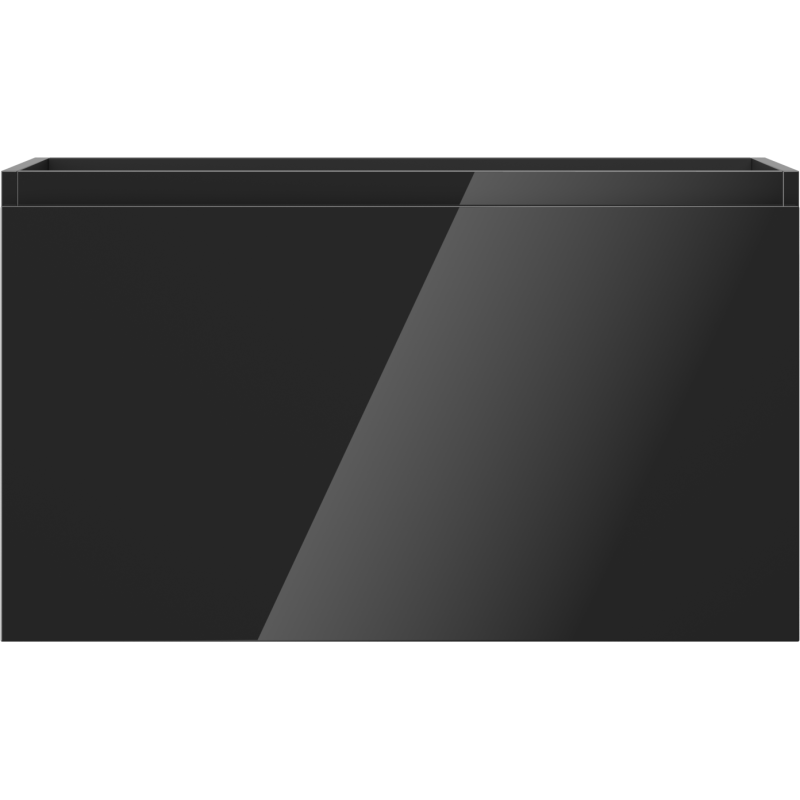 Mexen Orio koupelnová skříňka pod umyvadlo 80 cm, 1 zásuvka, černý lesk - 91A10-08047-1-BF70