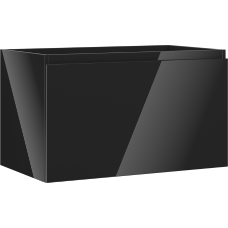 Mexen Orio koupelnová skříňka pod umyvadlo 80 cm, 1 zásuvka, černý lesk - 91A10-08047-1-BF70