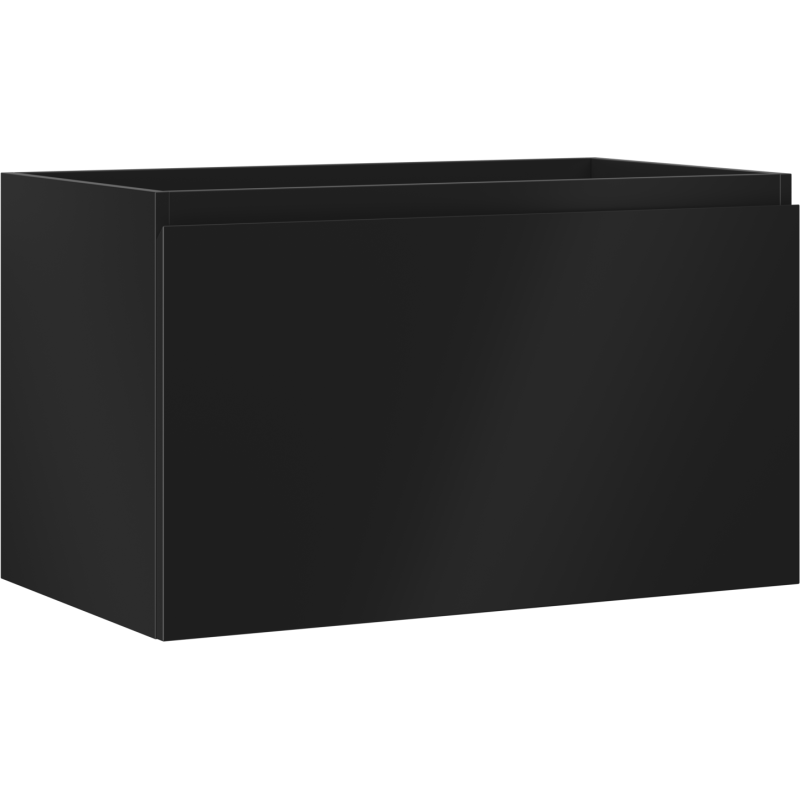 Mexen Orio koupelnová skříňka pod umyvadlo 80 cm, 1 šuplík, černá mat - 91A10-08047-1-BF71