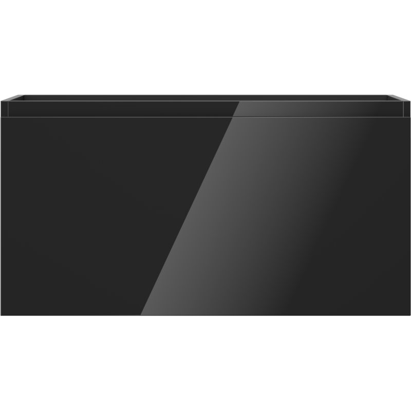 Mexen Orio koupelnová skříňka pod umyvadlo 90 cm, 1 zásuvka, černý lesk - 91A10-09047-1-BF70