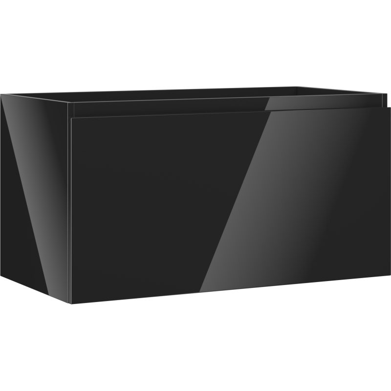 Mexen Orio koupelnová skříňka pod umyvadlo 90 cm, 1 zásuvka, černý lesk - 91A10-09047-1-BF70