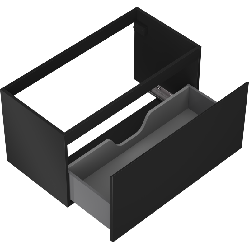 Mexen Orio koupelnová skříňka pod umyvadlo 90 cm, 1 zásuvka, černá mat - 91A10-09047-1-BF71