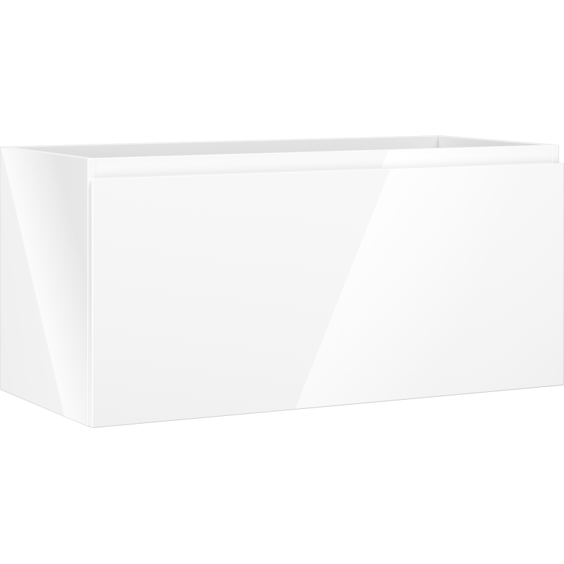 Mexen Orio koupelnová skříňka pod umyvadlo 100 cm, 1 zásuvka, bílý lesk - 91A10-10047-1-BF00