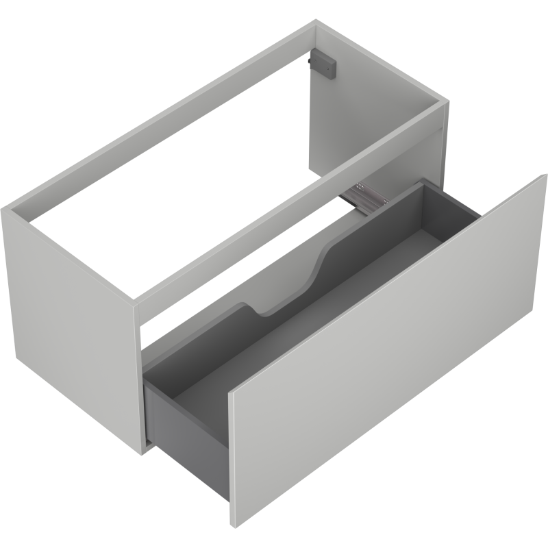 Mexen Orio koupelnová skříňka pod umyvadlo 100 cm, 1 zásuvka, šedá matná - 91A10-10047-1-BF62