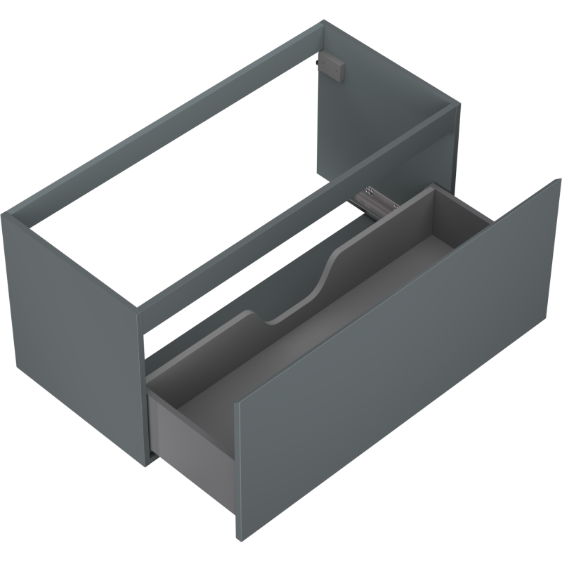 Mexen Orio koupelnová skříňka pod umyvadlo 100 cm, 1 zásuvka, grafit mat - 91A10-10047-1-BF66