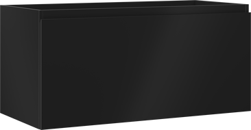 Mexen Orio koupelnová skříňka pod umyvadlo 100 cm, 1 zásuvka, černá mat - 91A10-10047-1-BF71