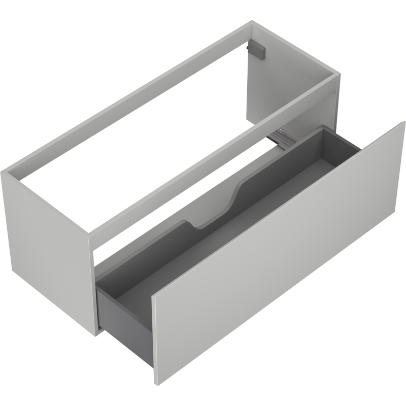 Mexen Orio koupelnová skříňka pod umyvadlo 120 cm, 1 zásuvka, šedá matná - 91A10-12047-1-BF62