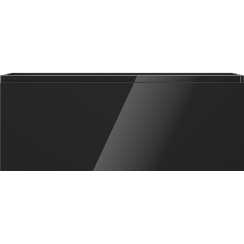 Mexen Orio koupelnová skříňka pod umyvadlo 120 cm, 1 zásuvka, černý lesk - 91A10-12047-1-BF70