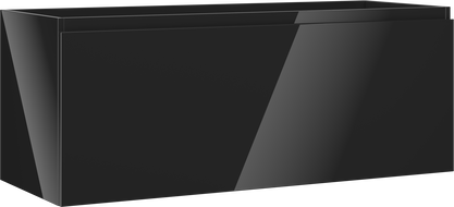 Mexen Orio koupelnová skříňka pod umyvadlo 120 cm, 1 zásuvka, černý lesk - 91A10-12047-1-BF70