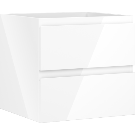 Mexen Orio koupelnová skříňka pod umyvadlo 50 cm, 2 zásuvky, bílý lesk - 91A10-05047-2-BFF00