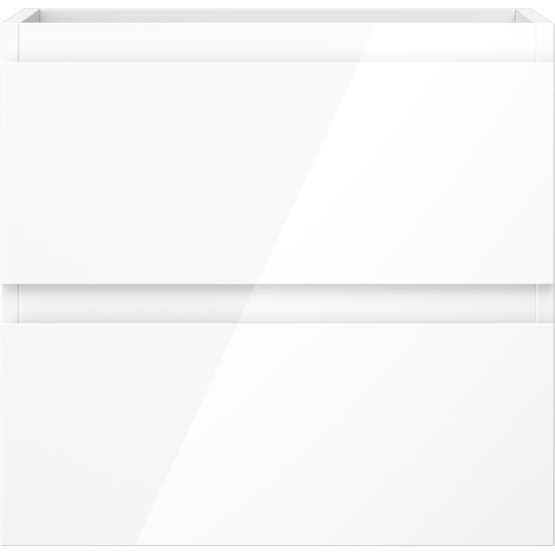 Mexen Orio koupelnová skříňka pod umyvadlo 50 cm, 2 zásuvky, bílý lesk - 91A10-05047-2-BFF00