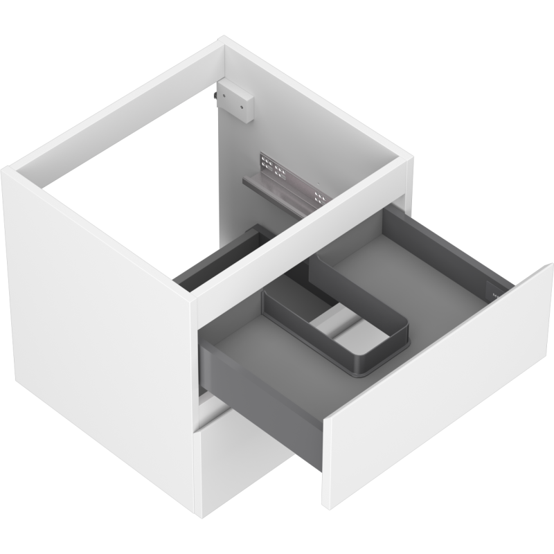 Mexen Orio koupelnová skříňka pod umyvadlo 50 cm, 2 zásuvky, bílá matná - 91A10-05047-2-BFF01