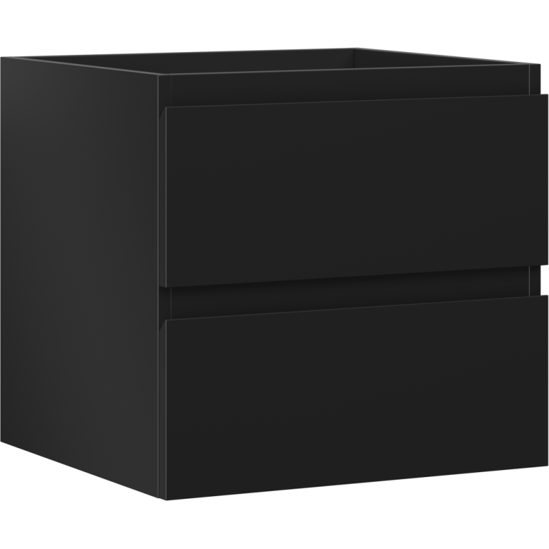 Mexen Orio koupelnová skříňka pod umyvadlo 50 cm, 2 zásuvky, černá mat - 91A10-05047-2-BFF71