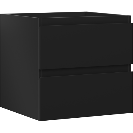 Mexen Orio koupelnová skříňka pod umyvadlo 50 cm, 2 zásuvky, černá mat - 91A10-05047-2-BFF71