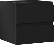 Mexen Orio koupelnová skříňka pod umyvadlo 50 cm, 2 zásuvky, černá mat - 91A10-05047-2-BFF71