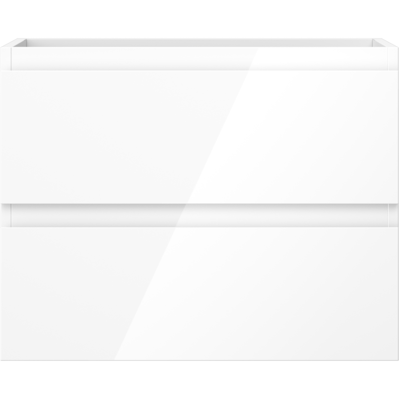 Mexen Orio koupelnová skříňka pod umyvadlo 60 cm, 2 zásuvky, bílý lesk - 91A10-06047-2-BFF00