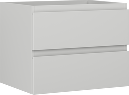 Mexen Orio koupelnová skříňka pod umyvadlo 60 cm, 2 zásuvky, šedá matná - 91A10-06047-2-BFF62