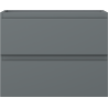 Mexen Orio koupelnová skříňka pod umyvadlo 60 cm, 2 šuplíky, grafit mat - 91A10-06047-2-BFF66
