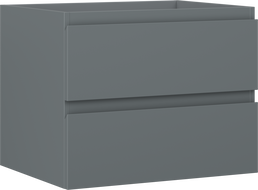 Mexen Orio koupelnová skříňka pod umyvadlo 60 cm, 2 šuplíky, grafit mat - 91A10-06047-2-BFF66