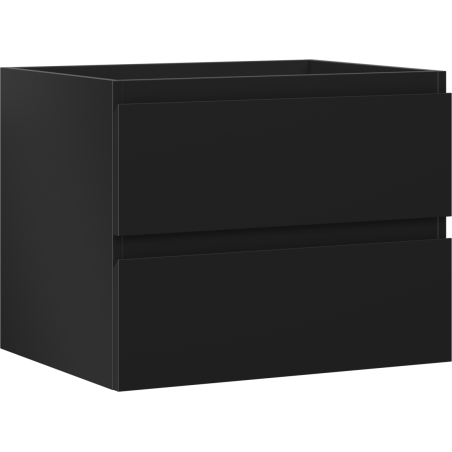 Mexen Orio koupelnová skříňka pod umyvadlo 60 cm, 2 zásuvky, černá mat - 91A10-06047-2-BFF71