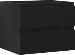 Mexen Orio koupelnová skříňka pod umyvadlo 60 cm, 2 zásuvky, černá mat - 91A10-06047-2-BFF71