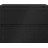 Mexen Orio koupelnová skříňka pod umyvadlo 60 cm, 2 zásuvky, černá mat - 91A10-06047-2-BFF71