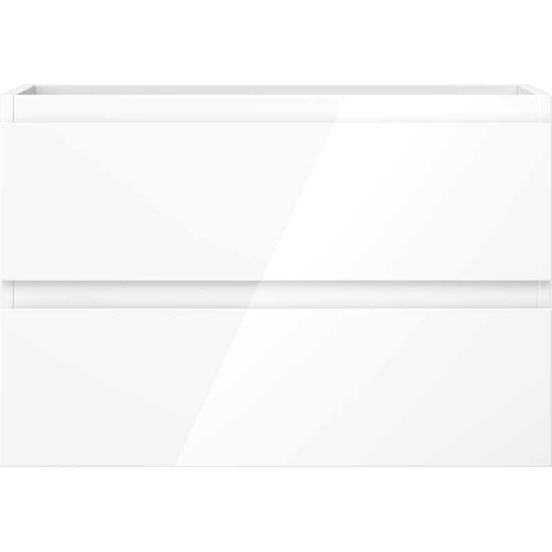 Mexen Orio koupelnová skříňka pod umyvadlo 70 cm, 2 zásuvky, bílý lesk - 91A10-07047-2-BFF00