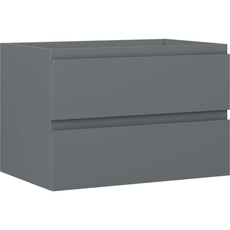 Mexen Orio koupelnová skříňka pod umyvadlo 70 cm, 2 zásuvky, matná grafitová - 91A10-07047-2-BFF66
