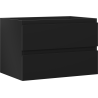 Mexen Orio koupelnová skříňka pod umyvadlo 70 cm, 2 zásuvky, černá mat - 91A10-07047-2-BFF71