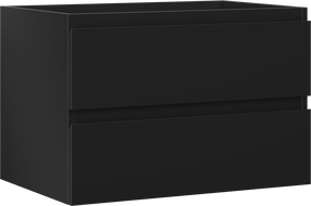 Mexen Orio koupelnová skříňka pod umyvadlo 70 cm, 2 zásuvky, černá mat - 91A10-07047-2-BFF71
