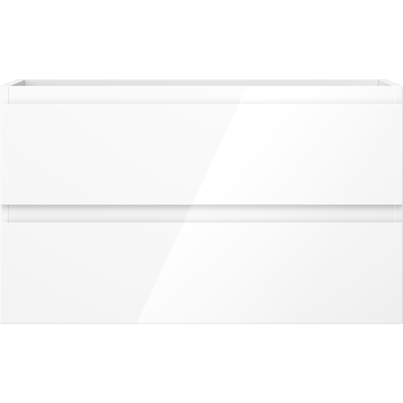 Mexen Orio koupelnová skříňka pod umyvadlo 80 cm, 2 zásuvky, bílá lesk - 91A10-08047-2-BFF00