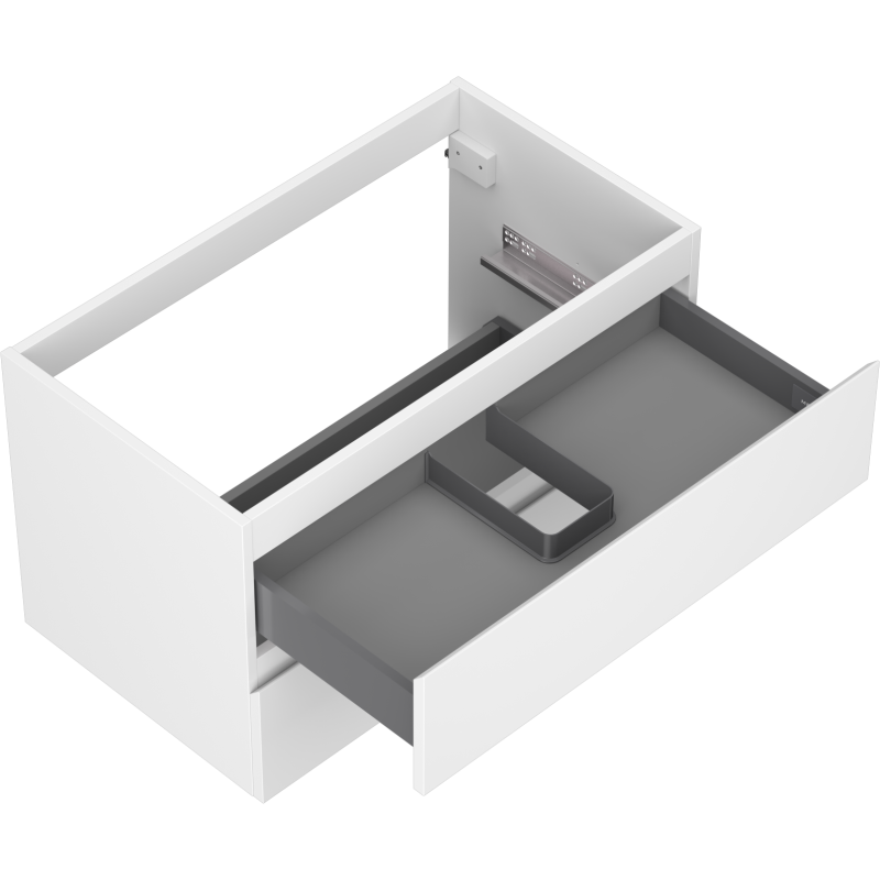 Mexen Orio koupelnová skříňka pod umyvadlo 80 cm, 2 zásuvky, bílá matná - 91A10-08047-2-BFF01