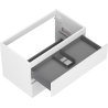 Mexen Orio koupelnová skříňka pod umyvadlo 80 cm, 2 zásuvky, bílá matná - 91A10-08047-2-BFF01