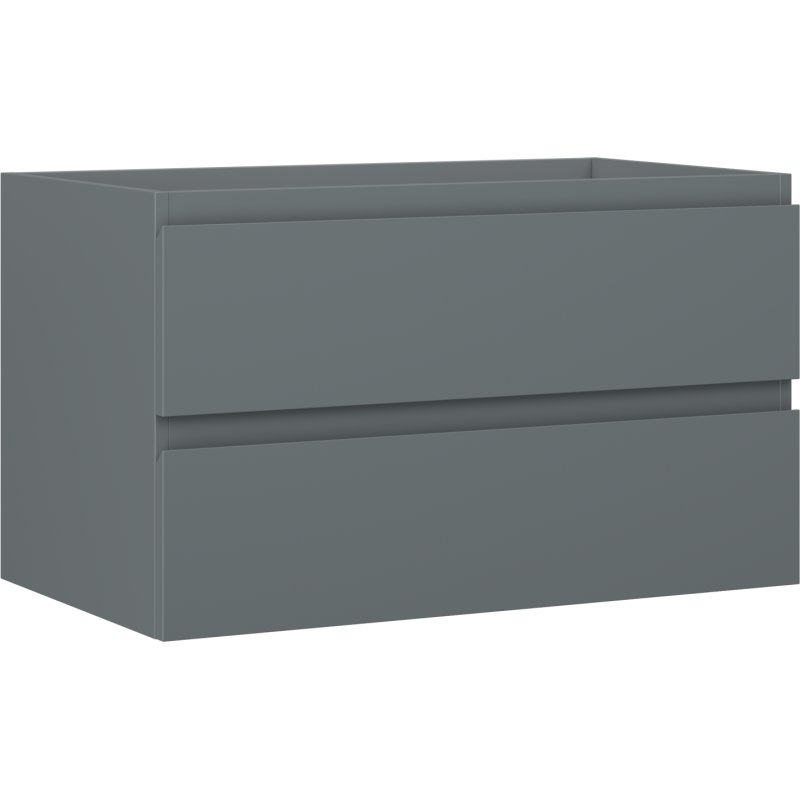 Mexen Orio koupelnová skříňka pod umyvadlo 80 cm, 2 zásuvky, grafit mat - 91A10-08047-2-BFF66