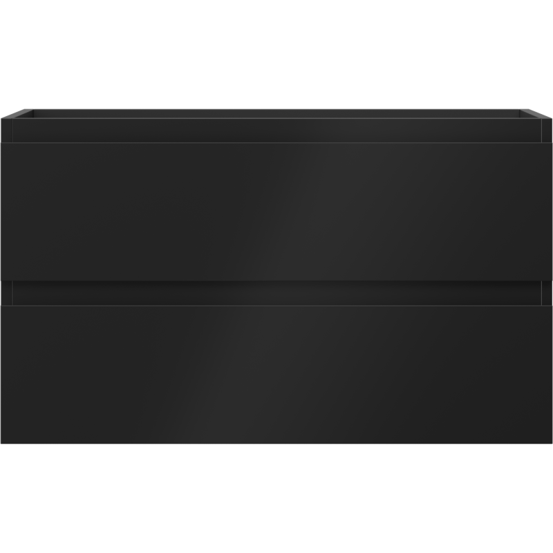 Mexen Orio koupelnová skříňka pod umyvadlo 80 cm, 2 zásuvky, černý mat - 91A10-08047-2-BFF71