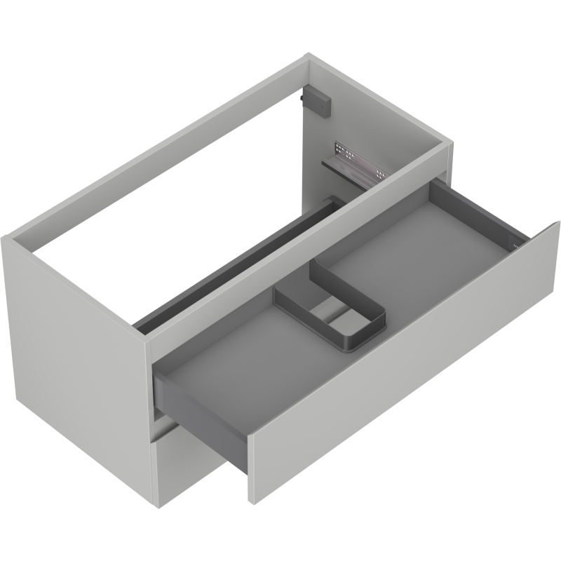 Mexen Orio koupelnová skříňka pod umyvadlo 90 cm, 2 zásuvky, šedá mat - 91A10-09047-2-BFF62