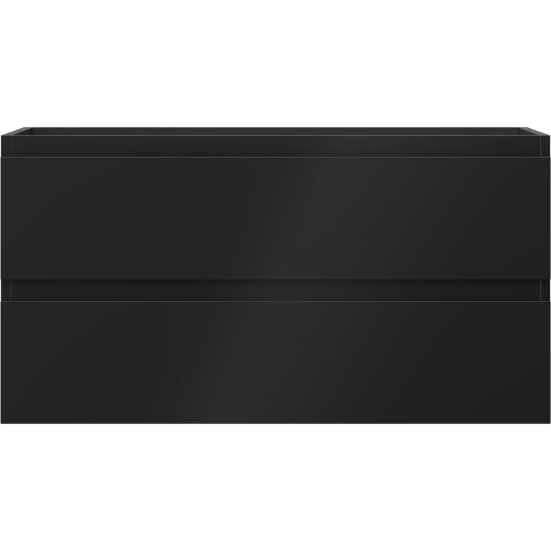 Mexen Orio koupelnová skříňka pod umyvadlo 90 cm, 2 zásuvky, černá mat - 91A10-09047-2-BFF71
